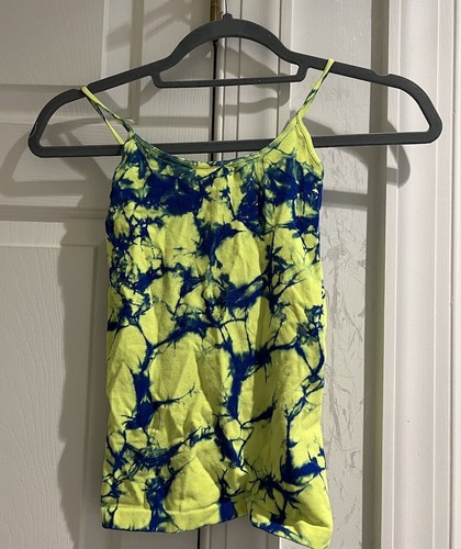 Malibu Sugar Tie Dye Yellow Tank Top