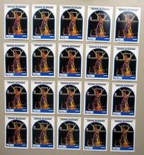 1989-90 Hoops #211 Dennis Rodman Pistons 20ct Basketball Card Lot 0703B