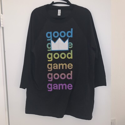 TwitchCon 2019 Shirt Official Twitch Prime Good Game Long Sleeve Large Rare New