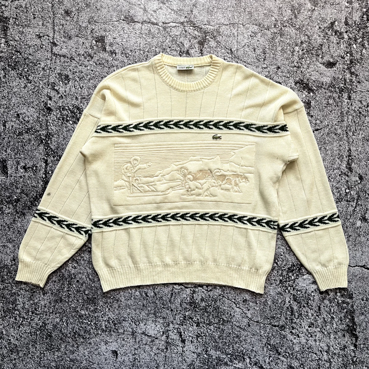 Lacoste sweater big logo top