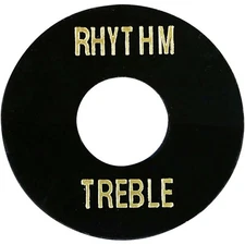 NEW Les Paul Selector Switch Plastic Plate MIJ Toggle Cover Treble Rhythm BLACK