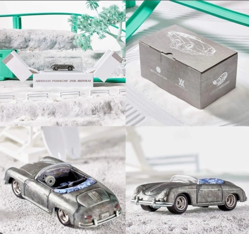 hot wheels 1/64 🇫🇷 RLC Arsham Porsche 356 Bonsaï ,édition Très Limitée,  - Photo 3/4
