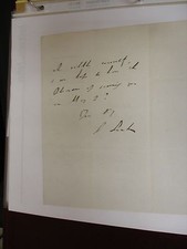 Church of England bishop John Jackson Autographed Letter 1877