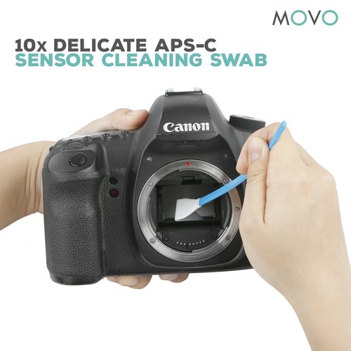 Movo Camera Sensor Cleaning Kit Loupe, Swabs, Cleaning Fluid, Air Blower & More - Picture 3 of 9