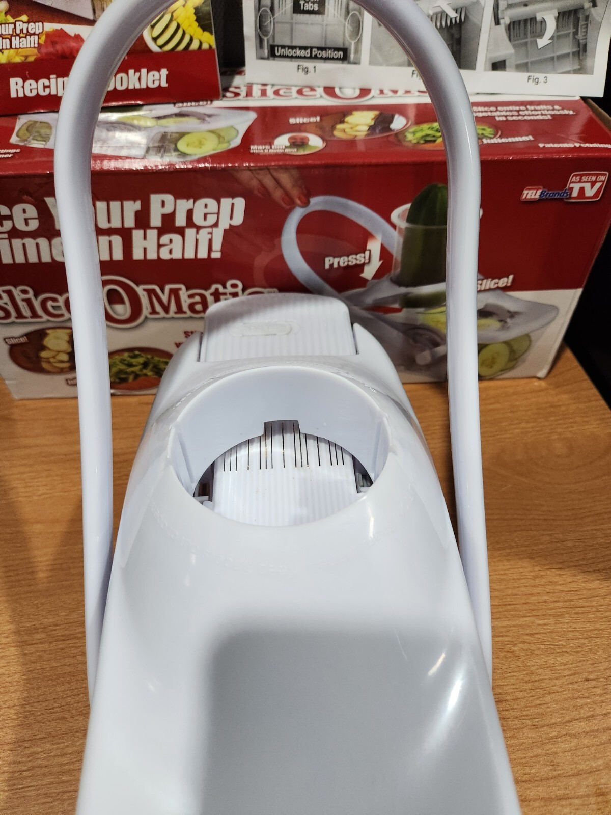 🔥"Slice O Matic" Telebrands Chop Dice Slice Fruit Vegetable Food Multi Slicer eBay