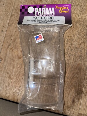 Parma International 97 Ford 1/24 Oval Race Truck Body 010 Clear Body New