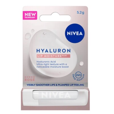 4005900996619 NIVEA Hyaluron Lip Moisture Plus Sheer Rose nawilżający balsam do 