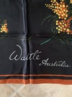 Wattle Australia Square Scarf by Neil Brown Rust 26" x 26" — photo 2