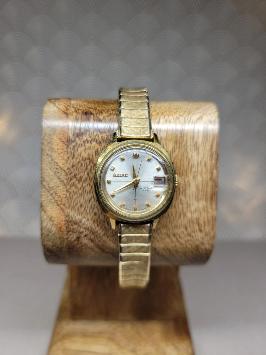Seiko automatic 17 jewels shop gold watch