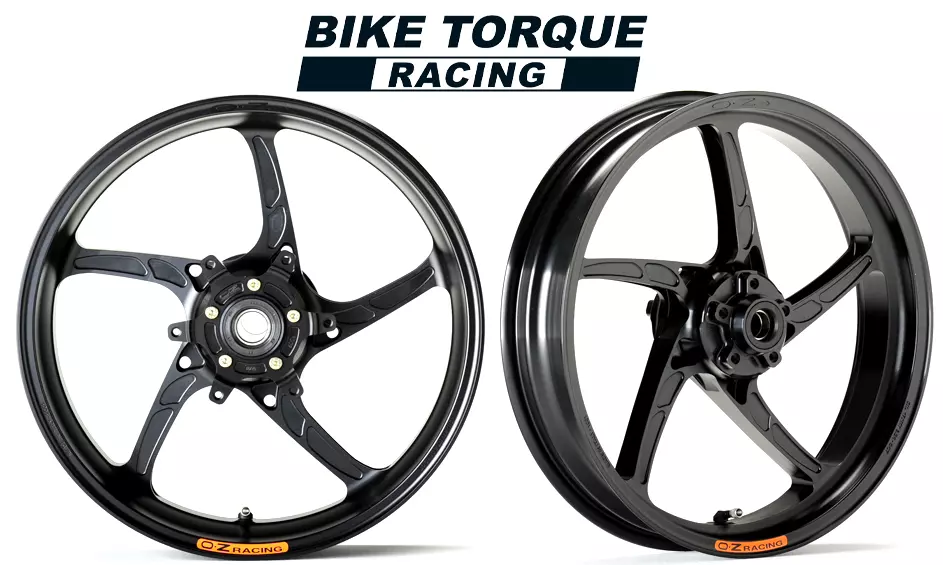 O.Z. Piega Black Superlight Alloy Wheels to fit Kawasaki ZX10R ZX10R ABS 16 23