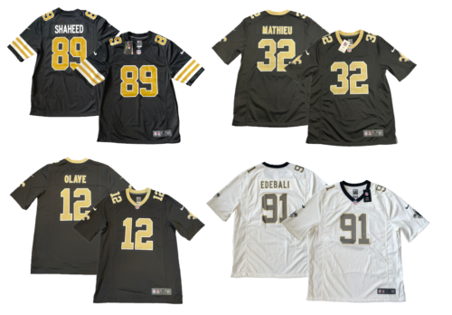 Camiseta deportiva de los New Orleans Saints para hombre Nike NFL fútbol americano top - nueva - Imagen 1 de 34