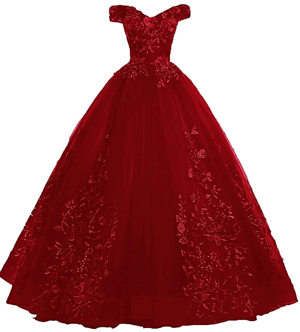 Quinceanera Dress Burgundy | eBay