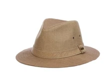 New Stetson Mens Safari Fedora Hat XL Toyo Sun Shady Rain Golf Hike All Weather