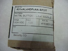 SCHLAGE ELECTRONICS 631xALxHDPxAA-SPDT EXIT Push to Exit Button
