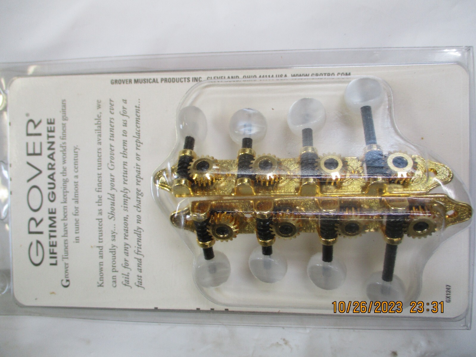 Mandolin Building Parts Precut flower inlay, Ebony peghead overlay