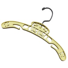 Baby Infant Kids Circus Clothes Hanger Vintage 80s Baby World Co. Plastic Yellow