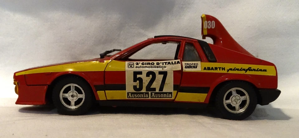 POLISTIL S57 ABARTH PININFARINA 2°GIRO D'ITALIA - RARA - SCALA 1/25--326- - Immagine 3 di 4