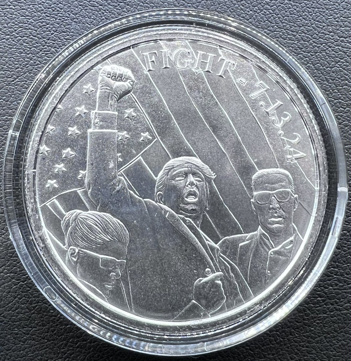 1 Oz .999 Fine Silver TRUMP 