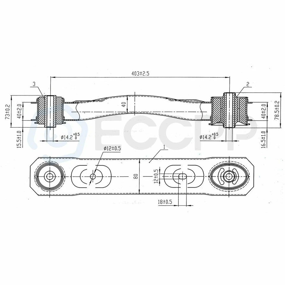 Brazos de control de varilla de amarre exterior para Jeep Grand Cherokee 99-02 03 04 rótulas 15 un. Foto 2 de 4