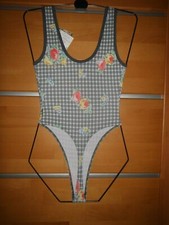 AEROBIC CARITE STRINGBODY NEU GR S FITNESSBODY THONG LEOTARD OLDSCHOOL