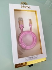 GRAND NEW iHome 6 ft. Charge  Sync Cable with USB type-C Connector