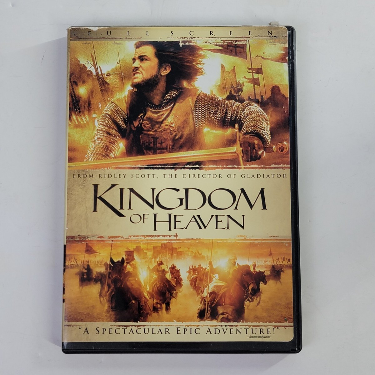 Kingdom of Heaven (DVD, 2005, Full Frame) Ridley Scott, Philip