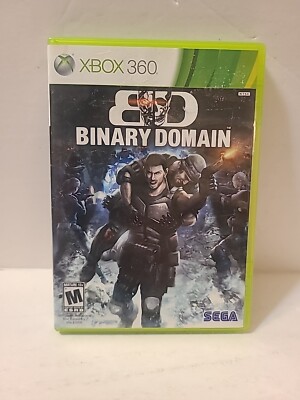 Binary Domain (Microsoft Xbox 360, 2012) NO MANUAL 