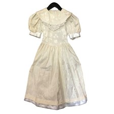 Vintage Princess Collection Girls Dress Size 7 First Communion Wedding Prom