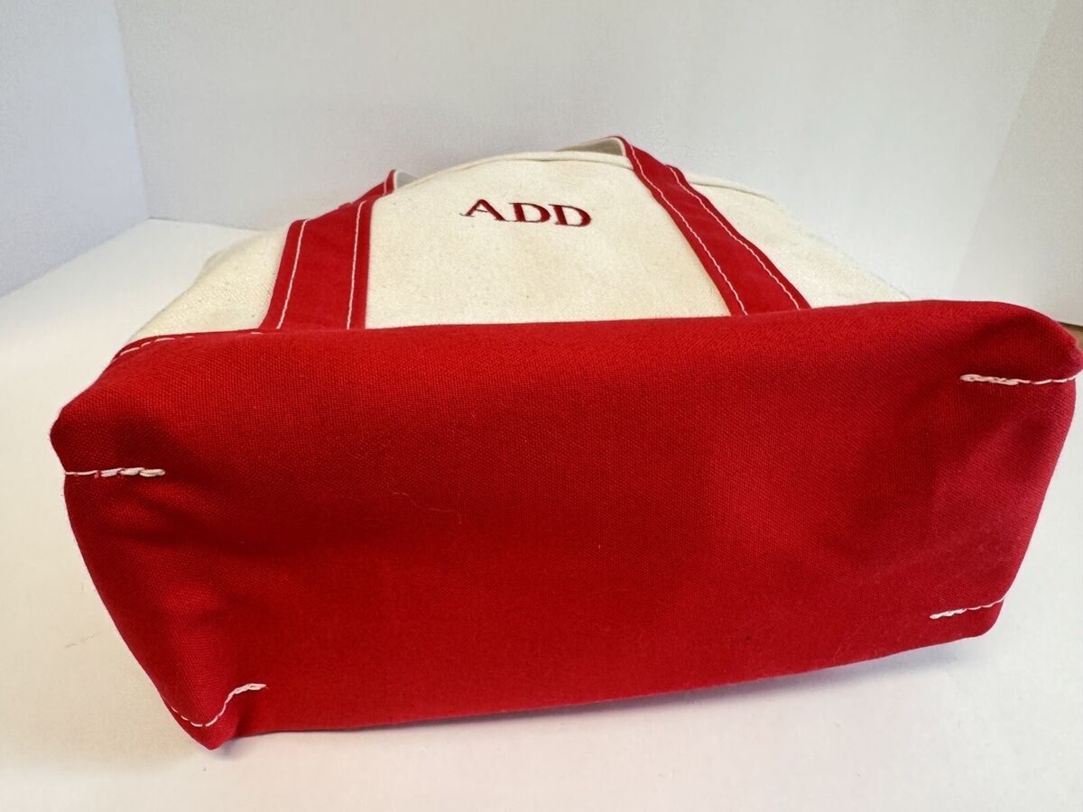 Vintage LL Bean Boat And Tote Bag 80s 90s Red “ADD Vintage LL Bean Boat And Tote Bag 80s 90s Red “ADD