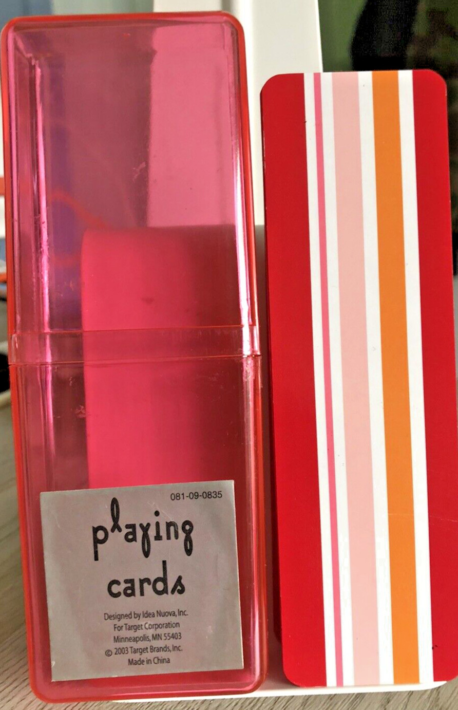 Vintage 2003 Playing Cards by Idea Nuova, Inc for Target Corp.