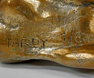 Michel TARDY ''Reclining Woman'' Bronze Work, Limited Edition (ed,8)