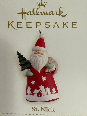 Hallmark Keepsake Ornament St. Nick 2006 Santa Christmas Unopened with Tag