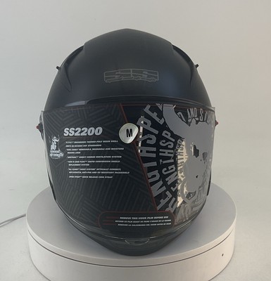SPEED AND STRENGTH SPIN DOCTOR SS2200 HELMET  876802 MATTE BLACK SIZE M