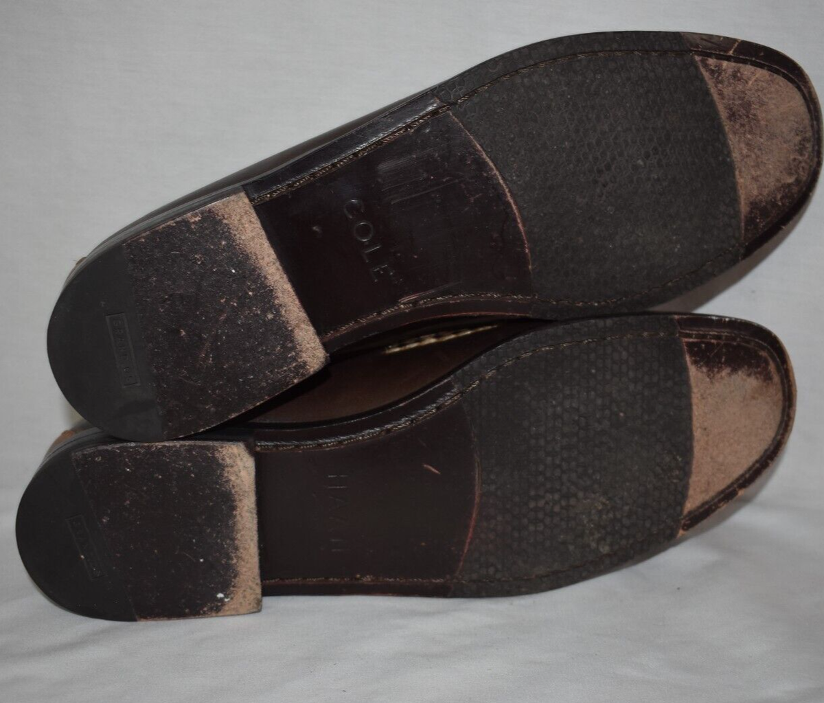 Cole Haan Grand OS Pinch Brown Two Tone Penny Loafer 11.5 M  display picture 2