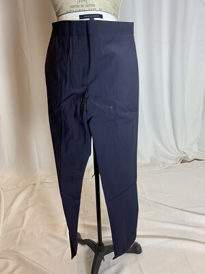French Connection Camanna Suiting Tailored TRSR Size 10,Color Utility Blue,$138