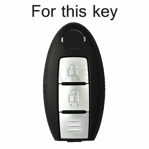 For Nissan Qashqai March 370Z Micra Leaf Cube Silicone Key Case Remote Fob Cover - Picture 2 of 6