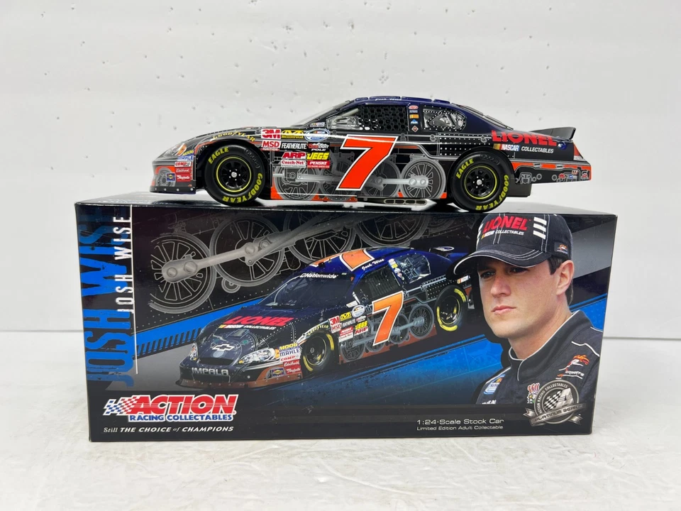 Lionel Racing Nascar #7 Josh Wise Lionel Nascar Coleccionables Impala 1:24 Diecast Foto 3 de 4
