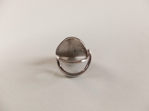 BOTTEGA VENETA Raise Sterling silver sculptural ring Size 17 IT / 8 US authentic - Picture 7 of 10