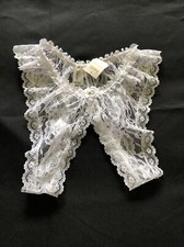 Vintage 80 s Fredricks of Hollywood White Lace Panties; Bridal, Wedding