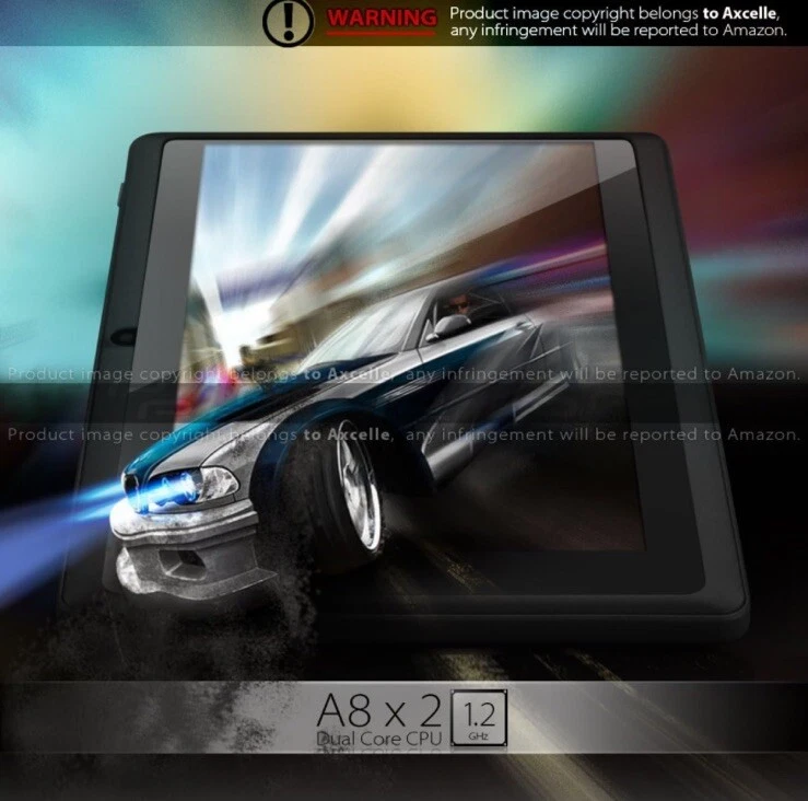 NEW! PRONTOTEC AXIUS SERIES 7” TABLET DUAL CORE G-SENSOR DUAL CAMERA GOOGLE PLAY - Image 3 of 4