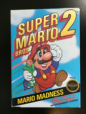Super Mario Bros 2 - NES 1988 - Game with Box and Booklet