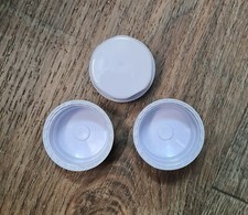 Thermostatic Radiator Valve Decorators Screw Cap (White) x 3