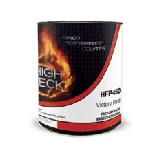 High Teck HFP450 GM WA9260 VICTORY RED Urethane Basecoat QUART 1:1 Mix Ratio