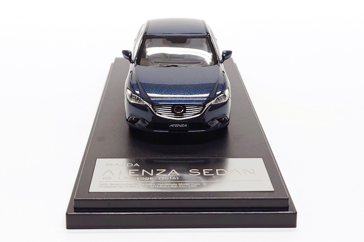 Mazda Atenza ミニカー 魂動　1/43 Hi-Story 1:43 Mazda Atenza Sedan XD L Package in Deep