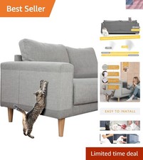 Cat Scratch Deterrent Tape - 12Pcs Non-Toxic Clear Removable Furniture Guard