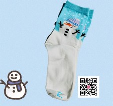 Christmas Socks E. Mid-Calf Novelty Crew Stocking-Stuffer-Gift Unisex Frosty