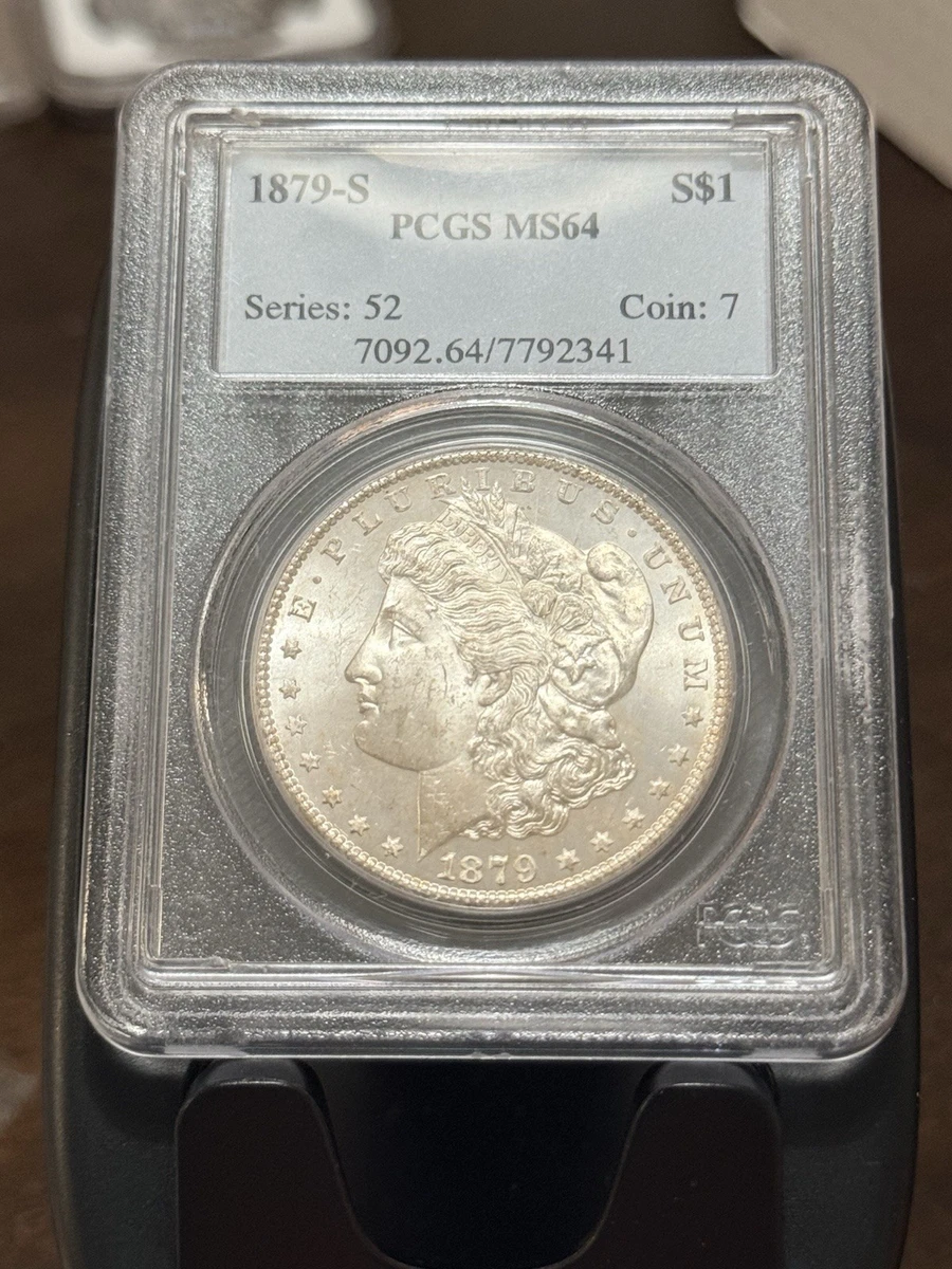 NGC 1879 Year Grade MS 64 Morgan US Dollars (1878-1921) for sale