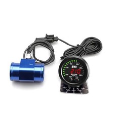 Universal 52mm Water 38MM Blue Joint Pipe Green Water Temperature Gauge