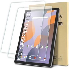2-Pack Tempered Glass Screen Protectors for Onn 10.1" Gen4 Tablet, 9H Hardness
