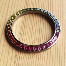 Rainbow Watch Bezel Inserts for Rolex Daytona 40mm Upgrade Modification Parts